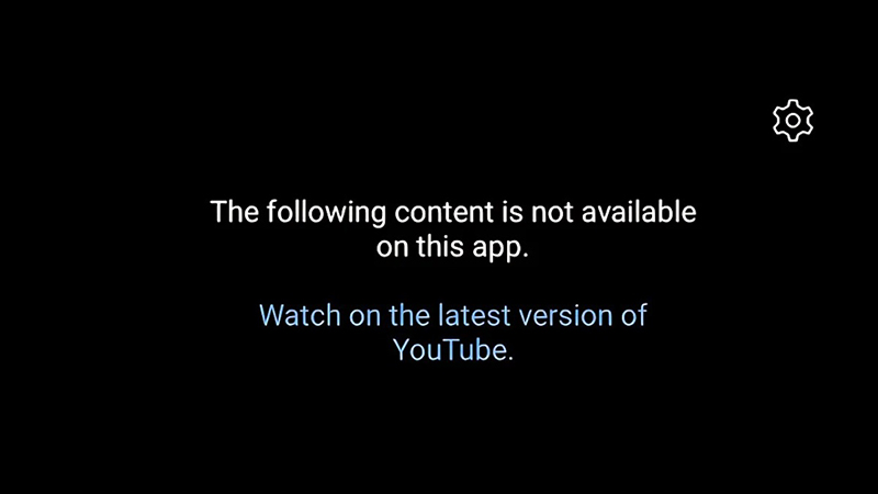 Lỗi truyền hình FPT báo bảo trì Youtube