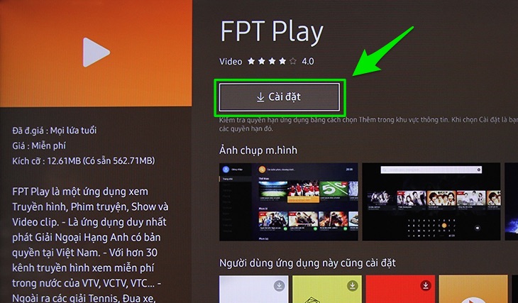 Cách tải, cài đặt, kết nối và xem FPT Play trên Smart TV Cách tải, cài đặt, kết nối và xem FPT Play trên Smart TV