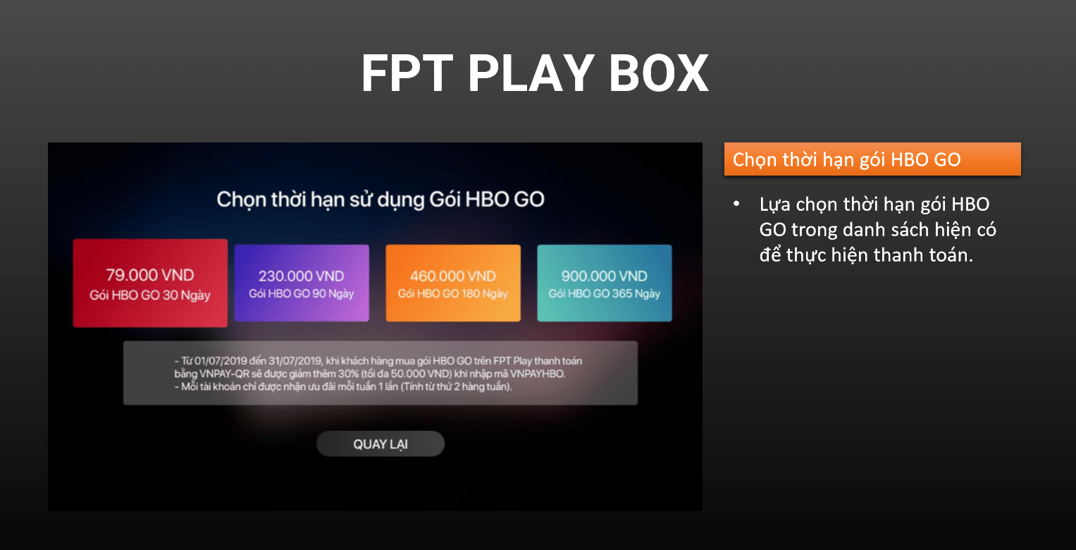Cách đăng ký HBO GO trên FPT Play chi tiết